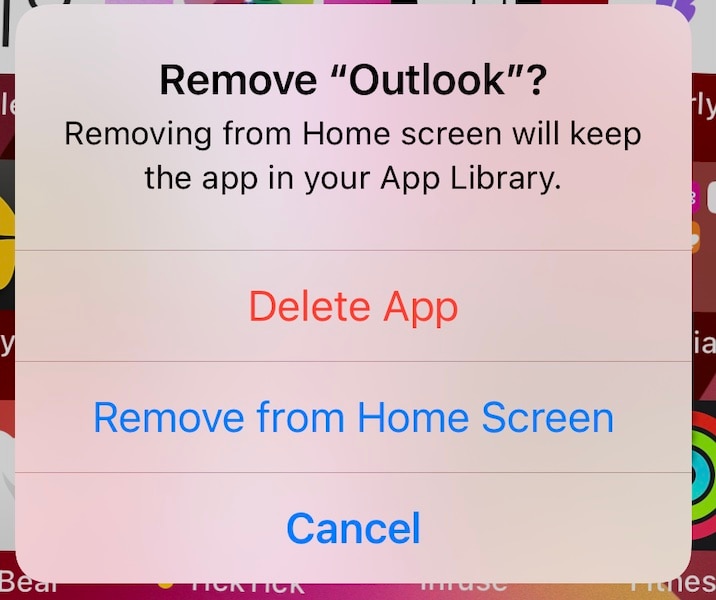 διαγραφή εφαρμογών στο iphone 2