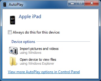 نقل الصور من iPad إلى الكمبيوتر الشخصي - قم بتوصيل iPad