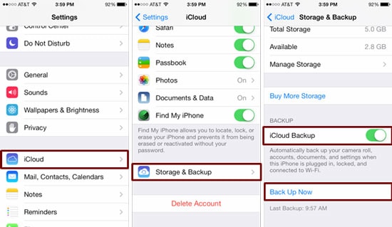 iTunesなしでiPhoneをバックアップする