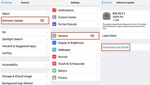ενημέρωση λογισμικού iphone