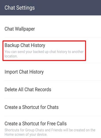 back-up line-chat handmatig-Selecteren