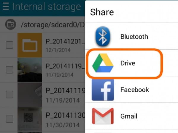 säkerhetskopiera samsung-bilder till google drive