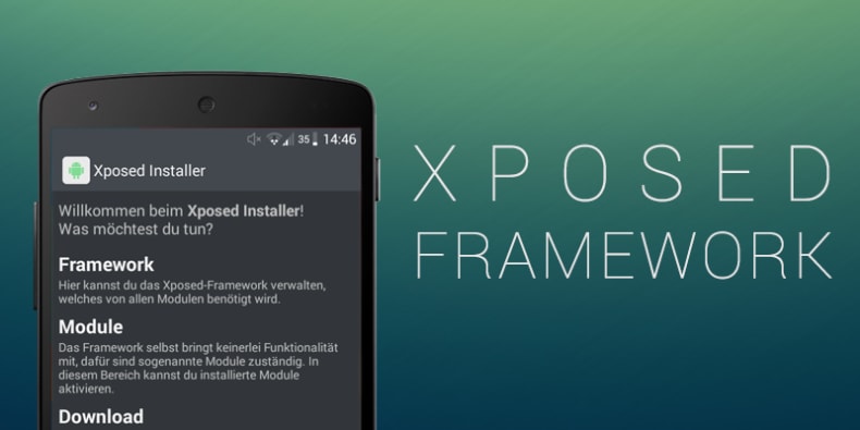 Melhores aplicativos para fazer root no Samsung Note 8-Xposed Framework