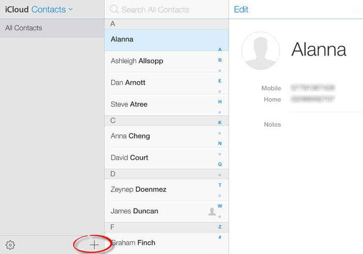 Bästa sätten att skicka gruppmeddelanden med Android eller iPhone-klicka på kontaktikonen