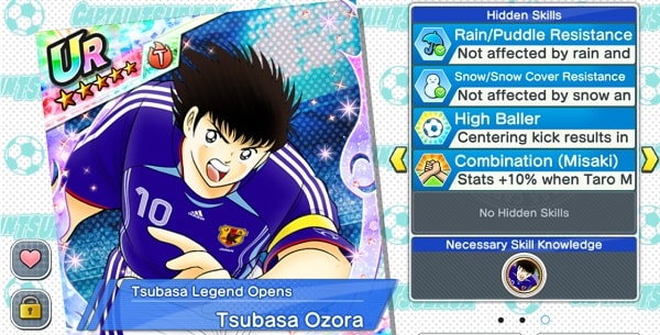 capitán tsubasa jugador aficionado