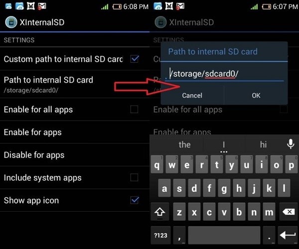 ορίστε τον προεπιλεγμένο χώρο αποθήκευσης WhatsApp