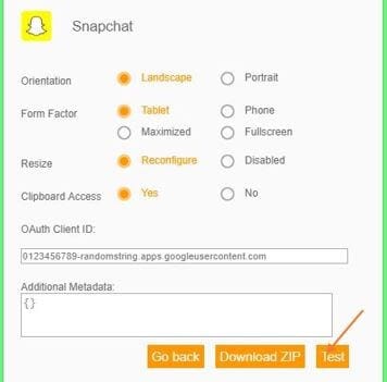 configurer les paramètres de votre application