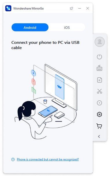 conectar el teléfono android a la pc 1
