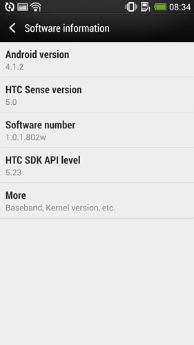 在 htc 上启用 USB 调试第一步 - 步骤 2