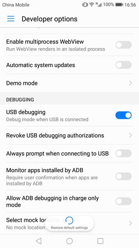 在 huawei mate 7/8 上启用 USB 调试 - 步骤 4