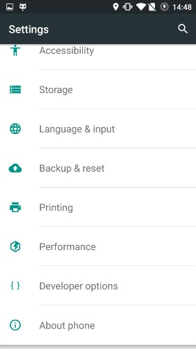 USB-Debugging auf OnePlus aktivieren - Schritt 1