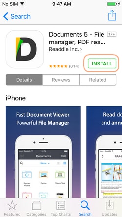 Documents 5를 사용하여 PC에서 iPhone 카메라 롤로 비디오를 전송하는 방법