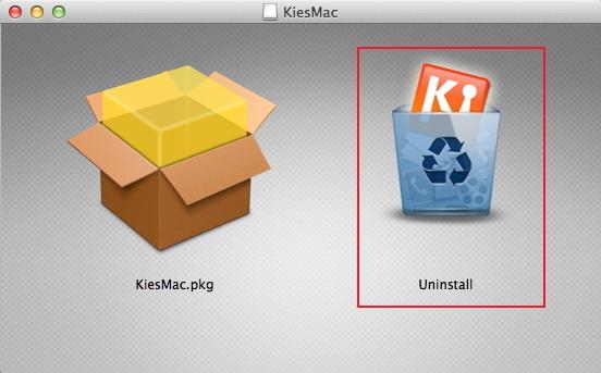 قم بإلغاء تثبيت samsung kies mac