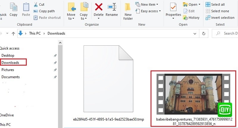 video openen na downloaden