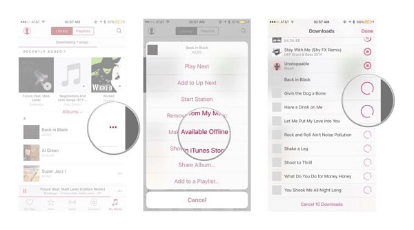 muziek downloaden op de iPhone van Apple Music