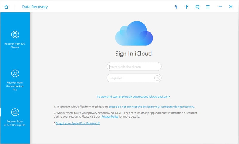 begin selectief gegevens van iDevice te herstellen