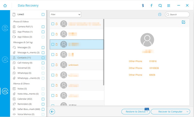 iCloud-contacten exporteren
