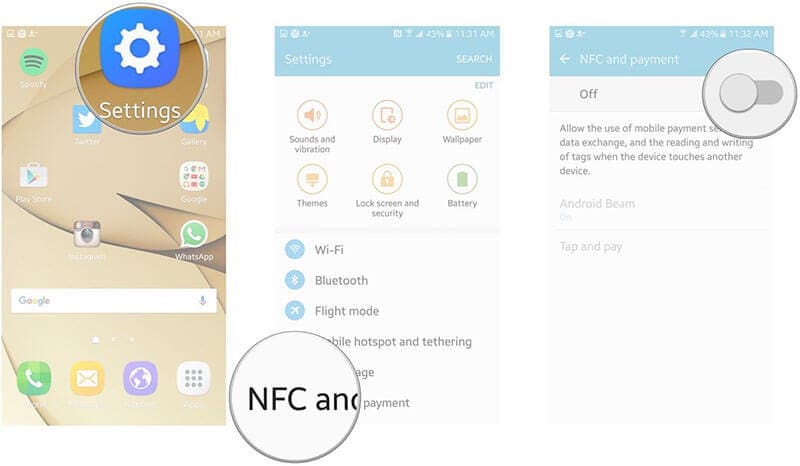 problémy s platebními transakcemi samsung - nfc