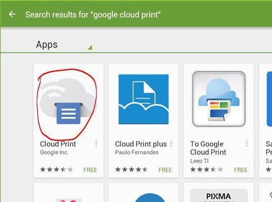 Laden Sie Google Cloud Print herunter