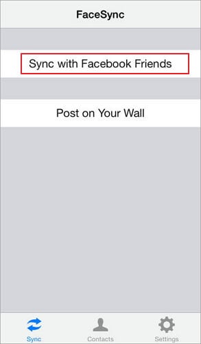 如何将facebook联系人同步到iphone