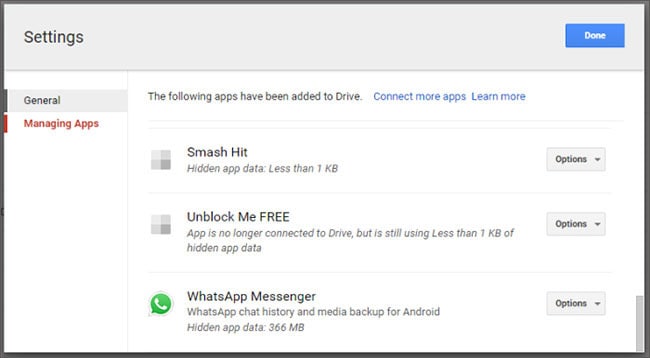 WhatsApp-Sicherungsspeicherort in Google Drive gefunden