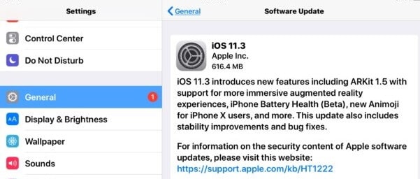 Η ενημέρωση του iPhone για τη διόρθωση του icloud απέτυχε