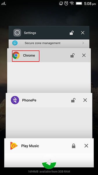 通过强制退出修复 Chrome 在 Android 上崩溃