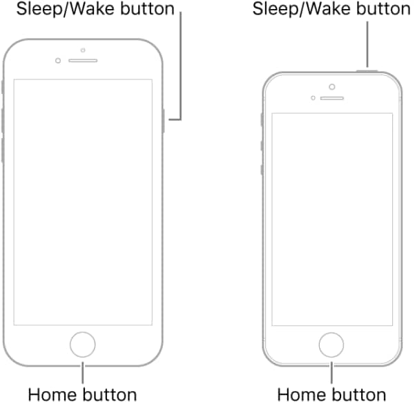 tvinge omstart av iphone 6s