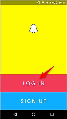 Snapchat bejelentkezés
