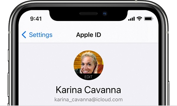 ID da maçã no iphone