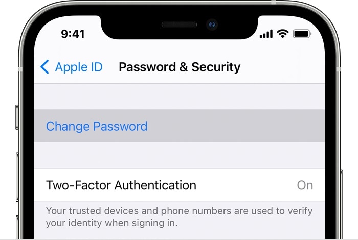alterar a senha do id da apple iphone