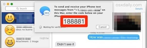 Vidarebefordra text på iPhone och Android