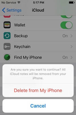 lépések az iCloud-fiók módosításához