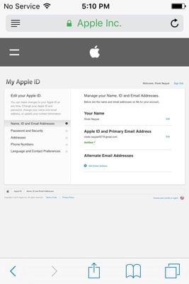 Az iCloud Apple ID megváltoztatása