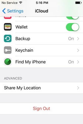 Útmutató az iCloud-fiók módosításához