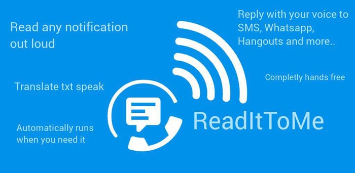číst textové zprávy handsfree