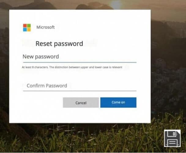 reimposta le tue password