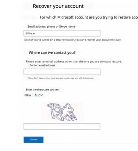 fare clic sul pulsante di verifica