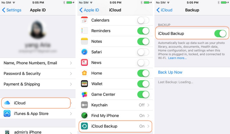 hoe maak je een back-up van de camerarol naar de icloud-fotobibliotheek