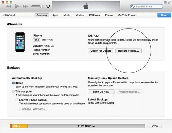 iPhone wiederherstellen