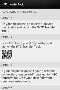 htc naar htc contactoverdracht