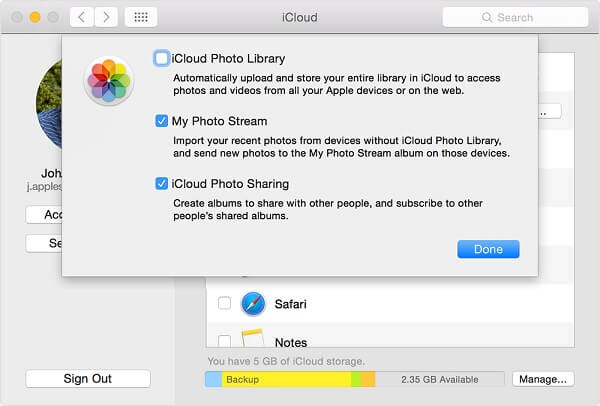 Übertragen Sie iCloud-Fotos auf Android auf dem Mac – Schritt 1
