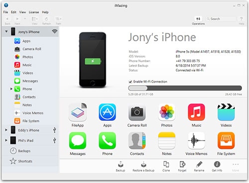 mobiele overdrachtssoftware-iMazing voor iPhone