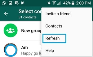 ios 12 whatsapp -ongelmat ja -ratkaisut - Päivitä yhteystietosi
