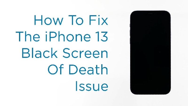 iphone 13 siyah ekran