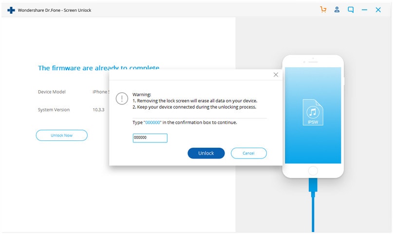ロックされたiPhoneに入るための確認コード