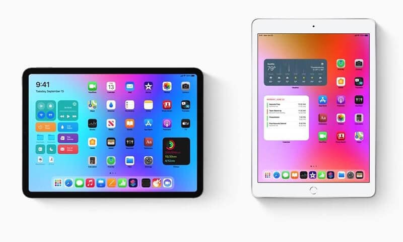 iPadOS 15 versus iPadOS 14
