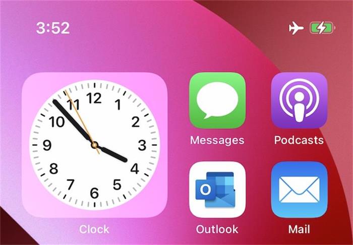 flygplansläge på ios