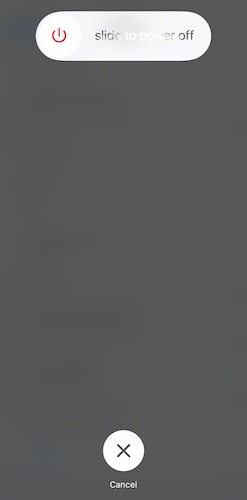 stäng av skärmen i ios