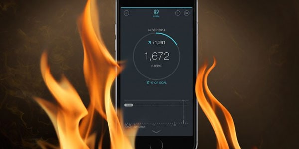 iPhone surchauffe
